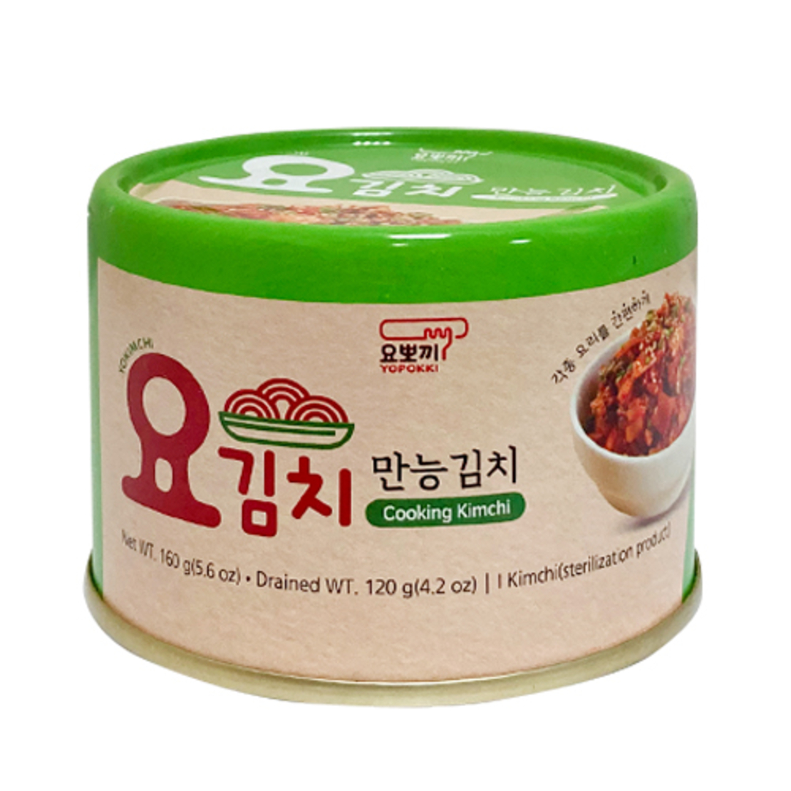 YOPOKK YOKIMCHI COOKING KIMCHI 160GR - קימצ'י שימורי כרוב סיני ברוטב 160 גרם