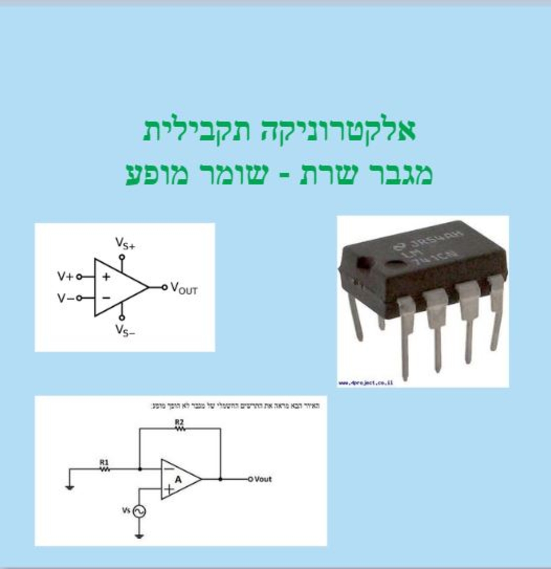 ספר אלקטרוני מס' 5- מגבר שרת שומר מופע