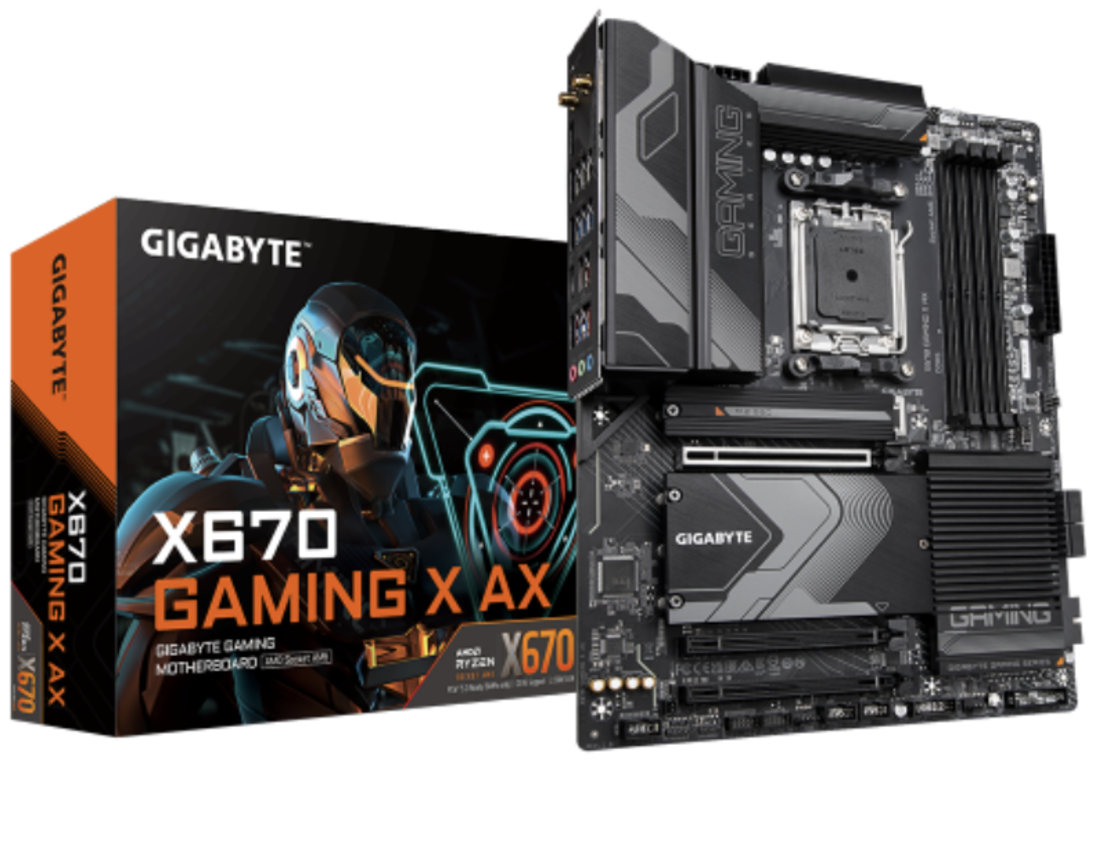 לוח Gigabyte X670 Gaming X AX AM5 PCIE 5.0 DDR5 WIFI 6E