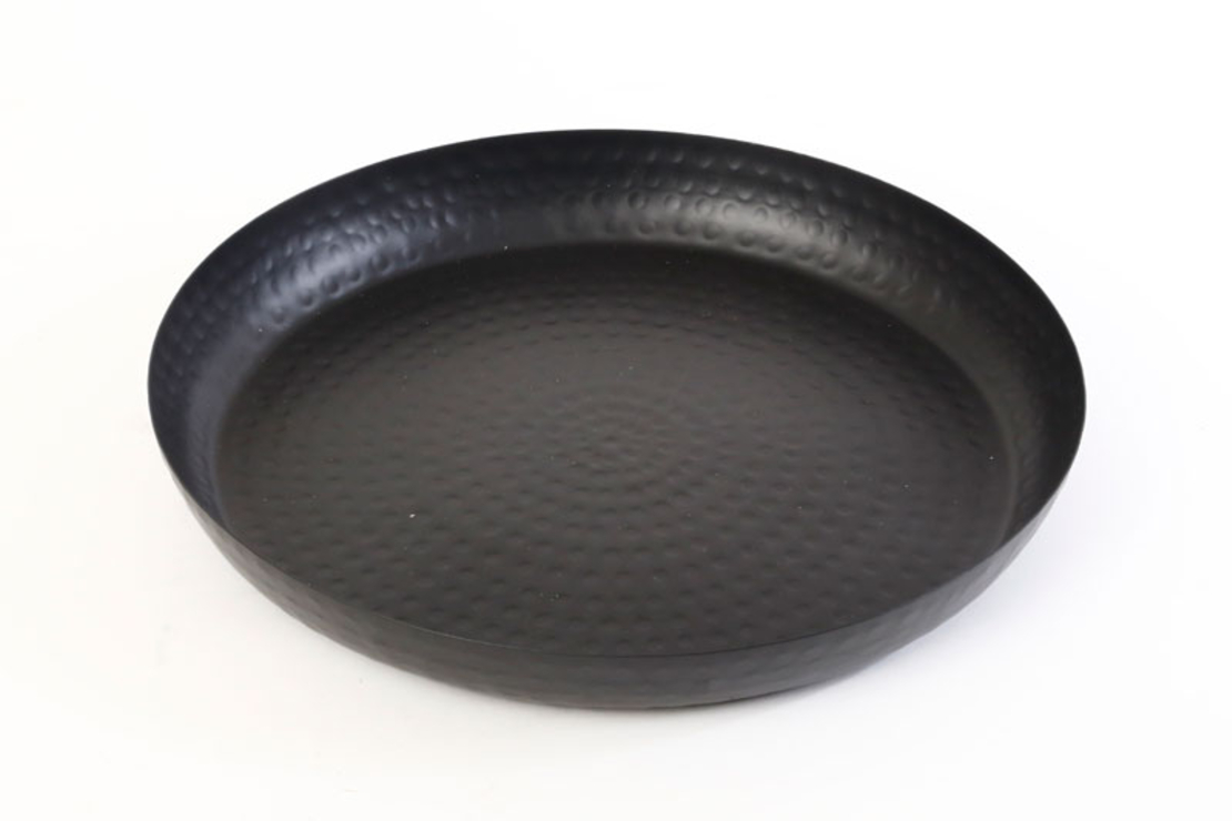 מגש עגול BRASS BLACK שחור
