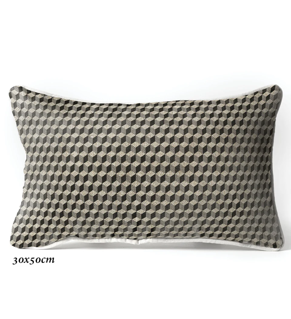 Bauhaus Cube Black Cushion