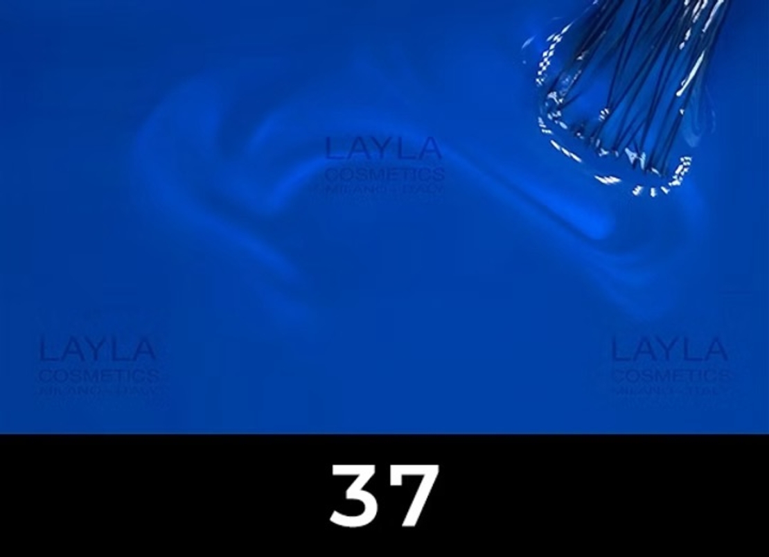 לק ג'ל לילה צבע כחול ג'ינס בהיר blue Lagoon - 37