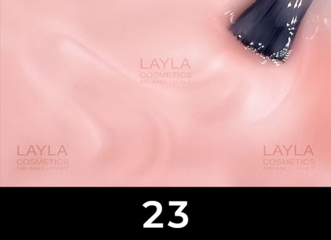 לק ג'ל לילה מילאנו צבע ורוד שקוף Milky Pink - 23