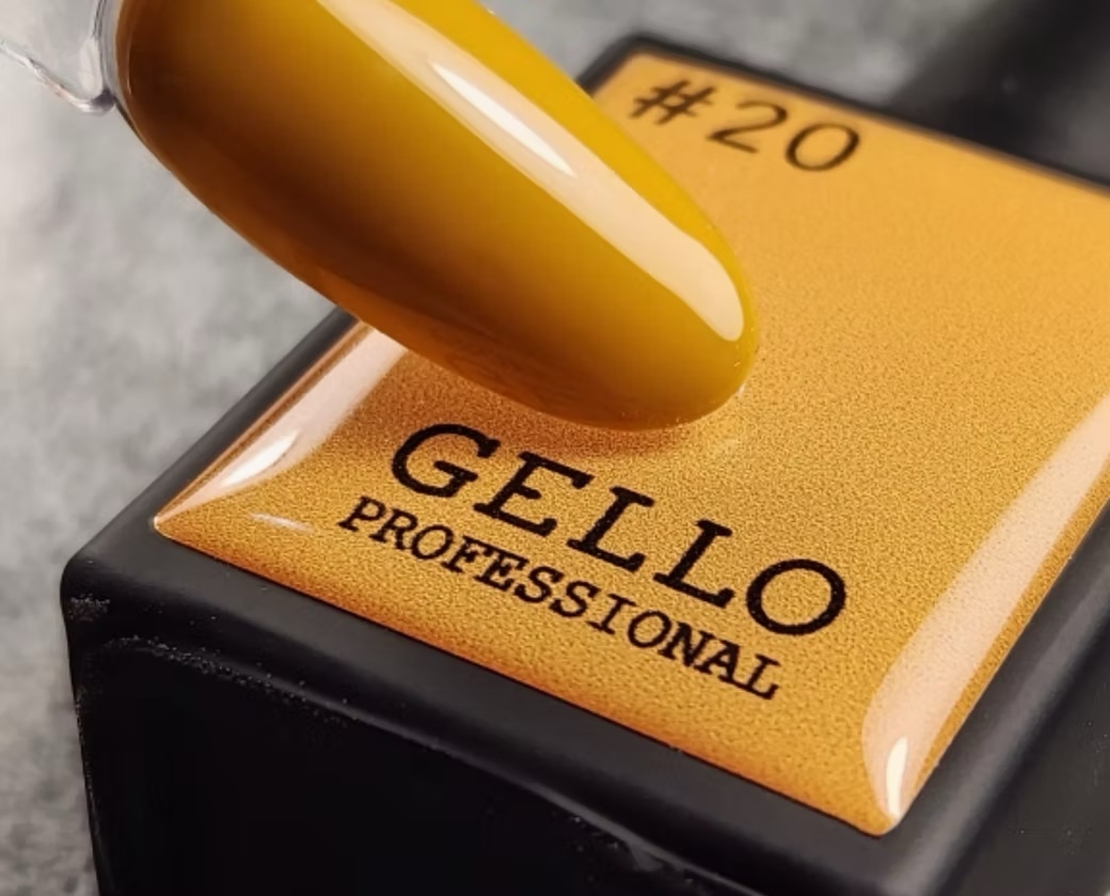 לק ג'ל ג'לו צבע חרדל GELLO #20