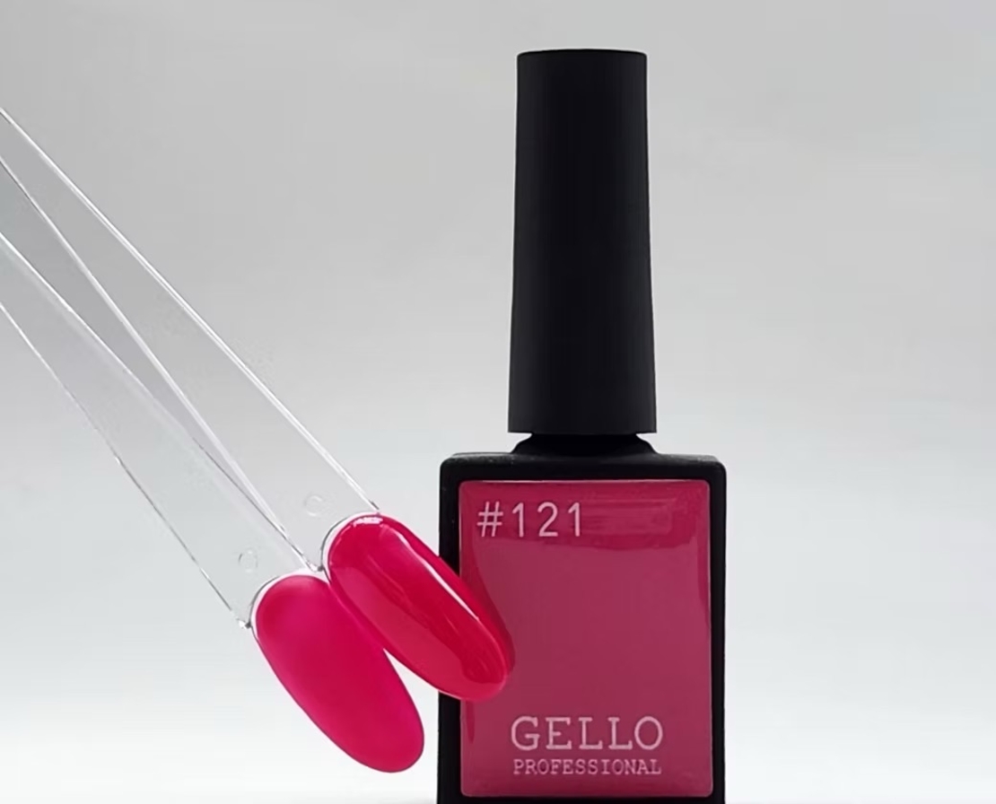 לק ג'ל ג'לו צבע ורוד פוקסיה קייצי GELLO #121