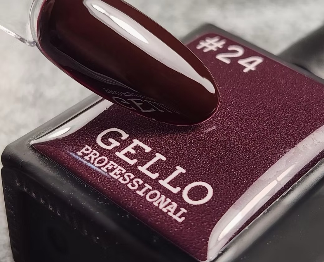 לק ג'ל ג'לו סגול חציל כהה GELLO #24