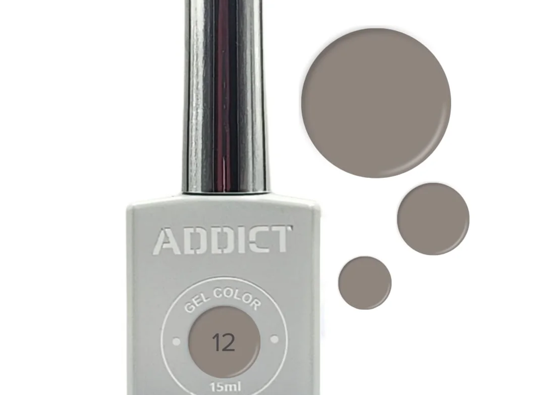 לק ג'ל אדיקט צבע באז' ADDICT #012