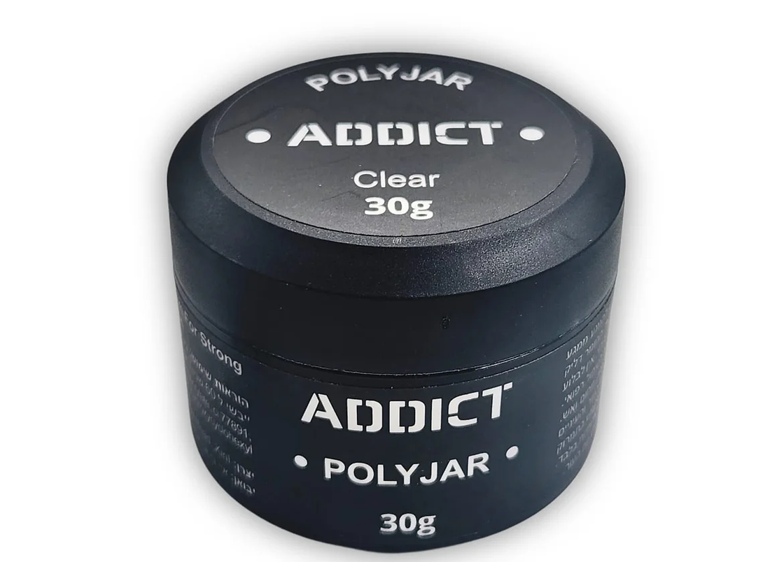 פוליג'ל היפואלרגני שקוף 30 גרם ADDICT