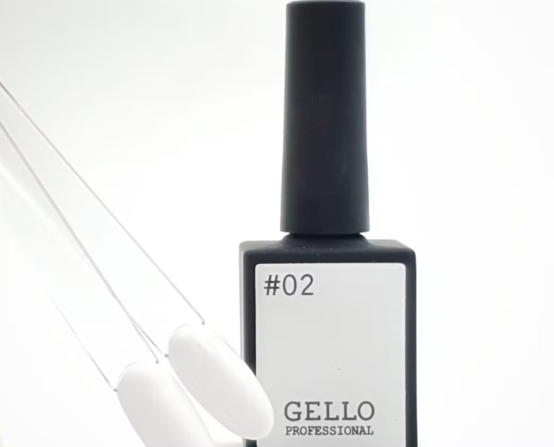 לק ג'ל ג'לו צבע לבן טיפקס GELLO #02