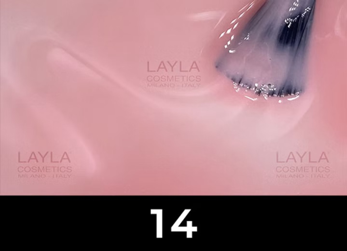 לק ג'ל לילה מילאנו צבע ורוד שקוף Sweet Pink - 14