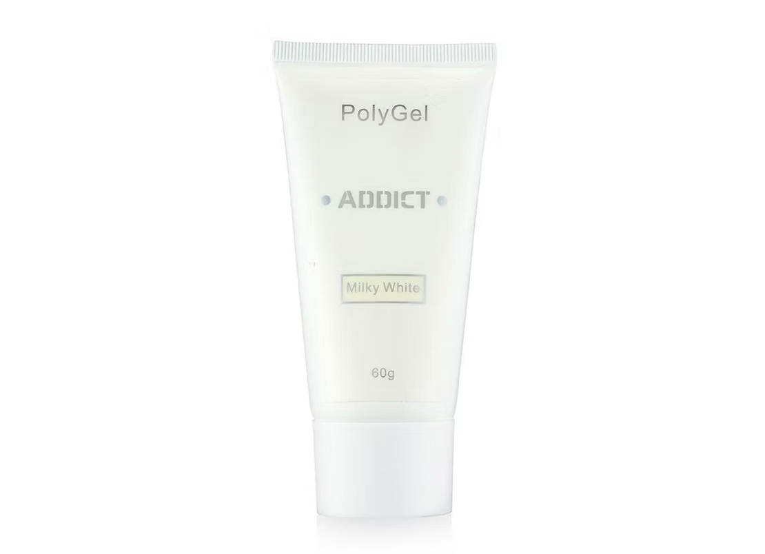 ADDICT פוליג'ל MILKY WHITE 60 גרם
