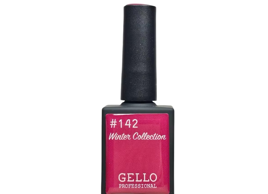 142 לק ג'ל ג'לו אדום פוקסיה GELLO
