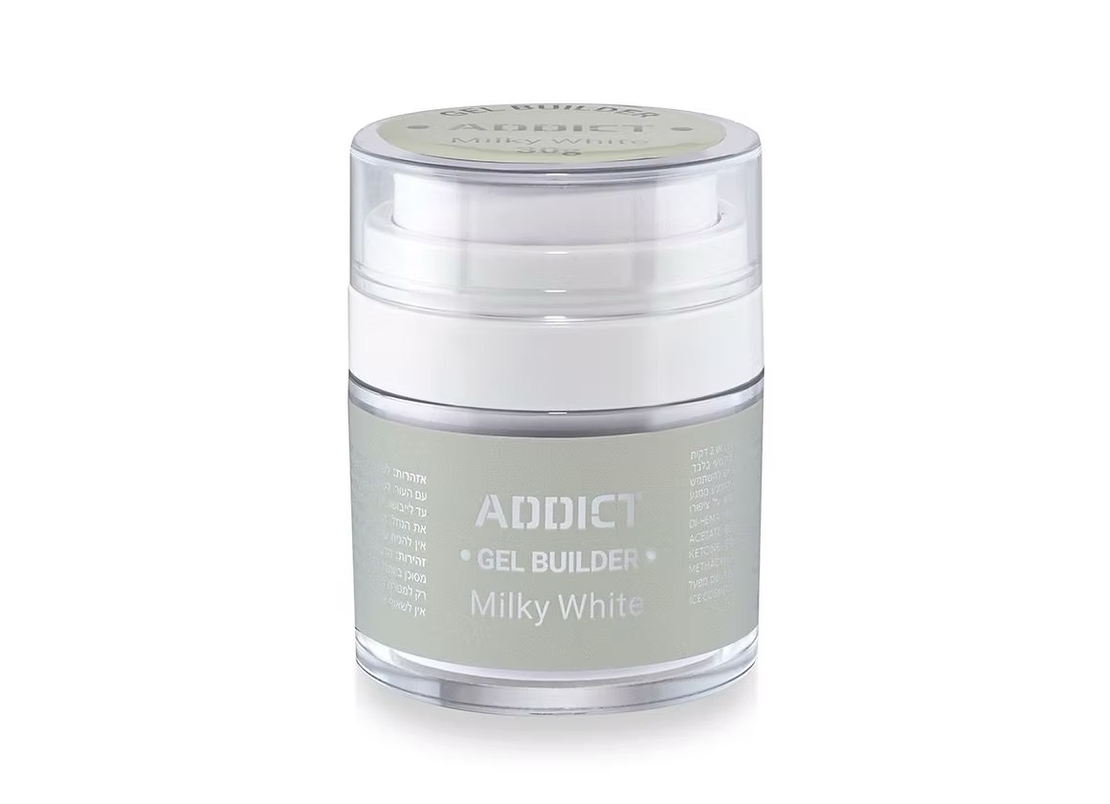 צנצנת ג׳ל בניה גוון MILKY WHITE