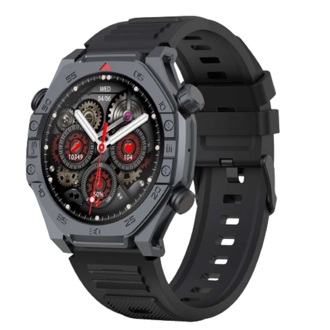 CHRONOGRAPH   AMOLED שעון חכם AMOLED עיצוב מחוספס