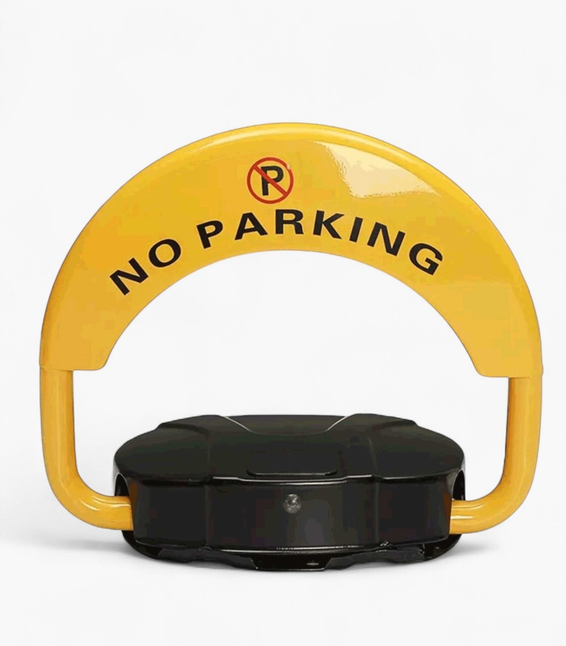 מחסום חניה סולארי עם שלט