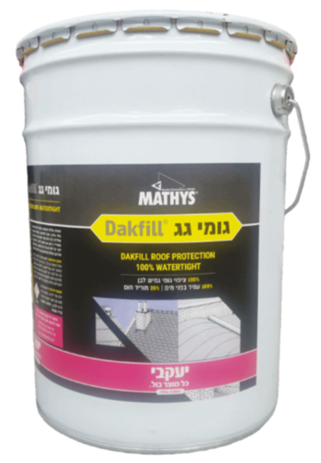 גומי גג מבית יעקבי לאיטום גגות 20 ק
