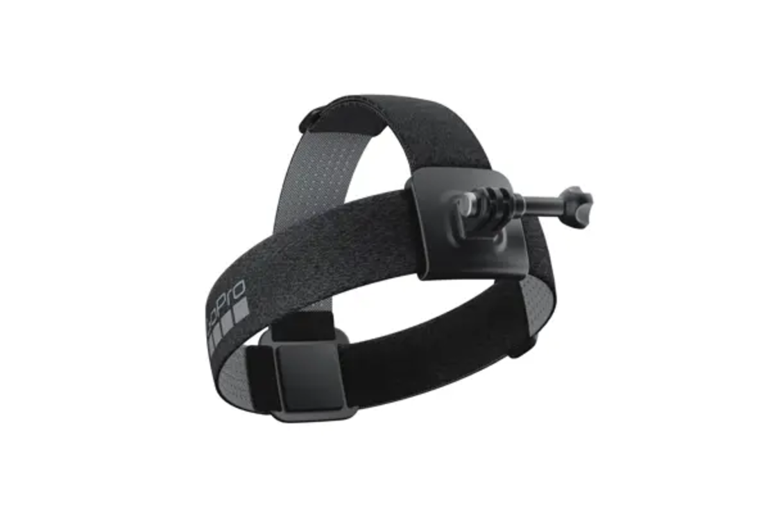 רצועת ראש + תופסן לכובע למצלמות גו פרו GoProHead Strap 2.0