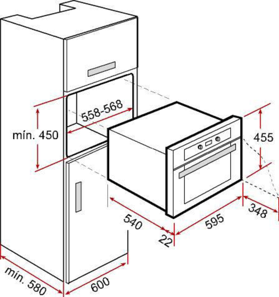 תנור בנוי דגם HLC-860P תקה TEKA