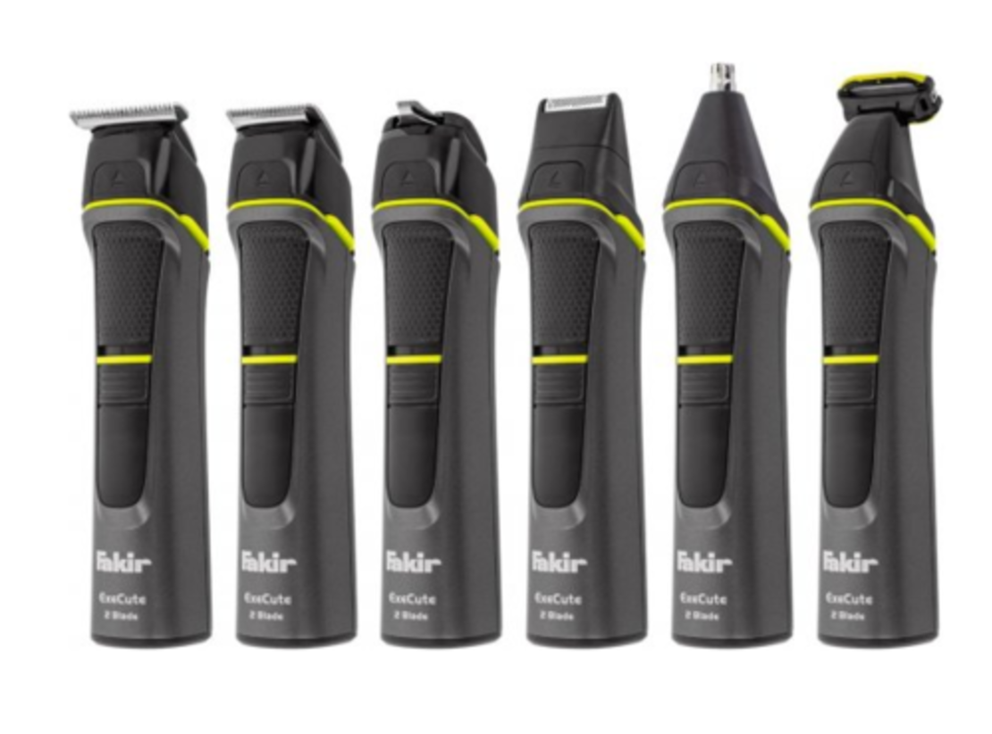 ערכת תספורת וגילוח לגבר דגם -EXCUTE 2 -BLADE BLACK פאקיר FAKIR