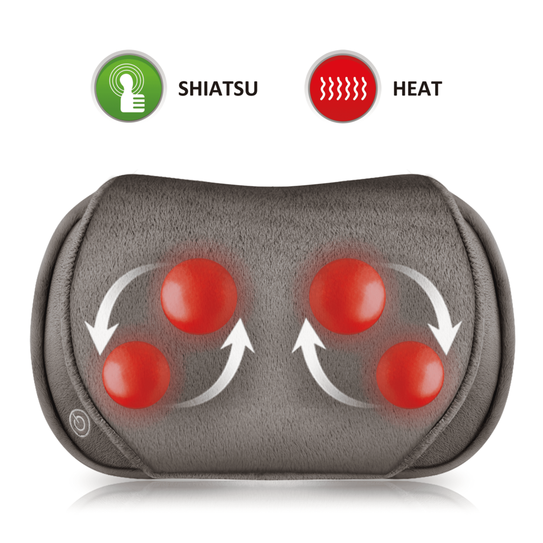 כרית עיסוי שיאצו 3D דגם MC-9601 מדיקס קייר Medics Care