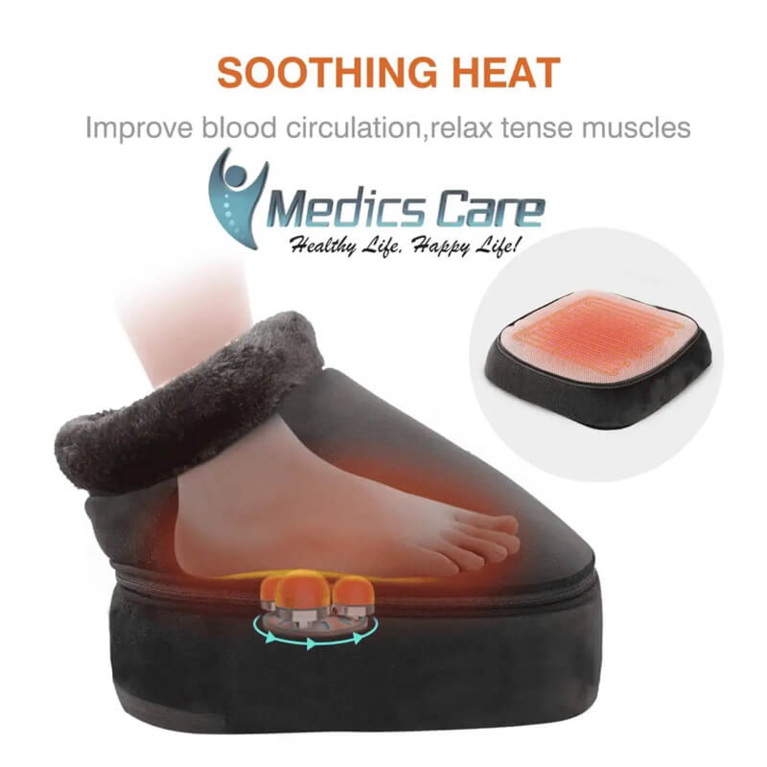 מכשיר עיסוי לרגליים דגם MC-5415 מדיקס קייר Medics Care