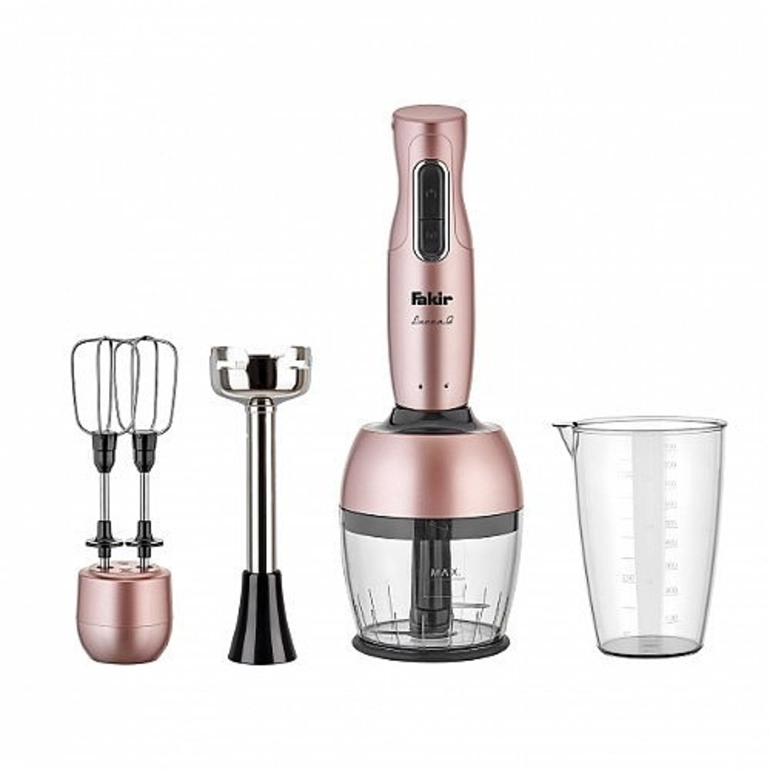 בלנדר מוט משולב דגם LUCCA Q -ROSE GOLD פאקיר FAKIR