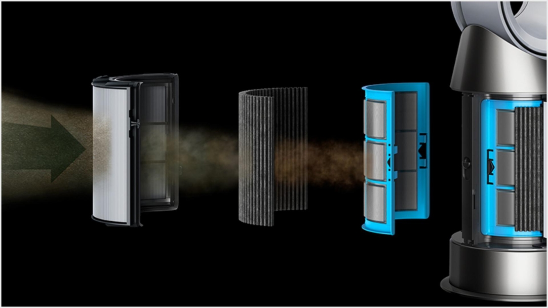 מסנן אוויר חם וקר PURIFIER HOT+COOL FORMALDEHYDE דגם HP09 דייסון Dyson