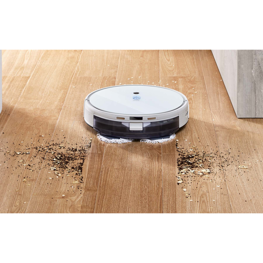 שואב אבק ומקרצף רובוטי עם תחנת ניקוי עצמי דגם Mop Station יידי Yeedi