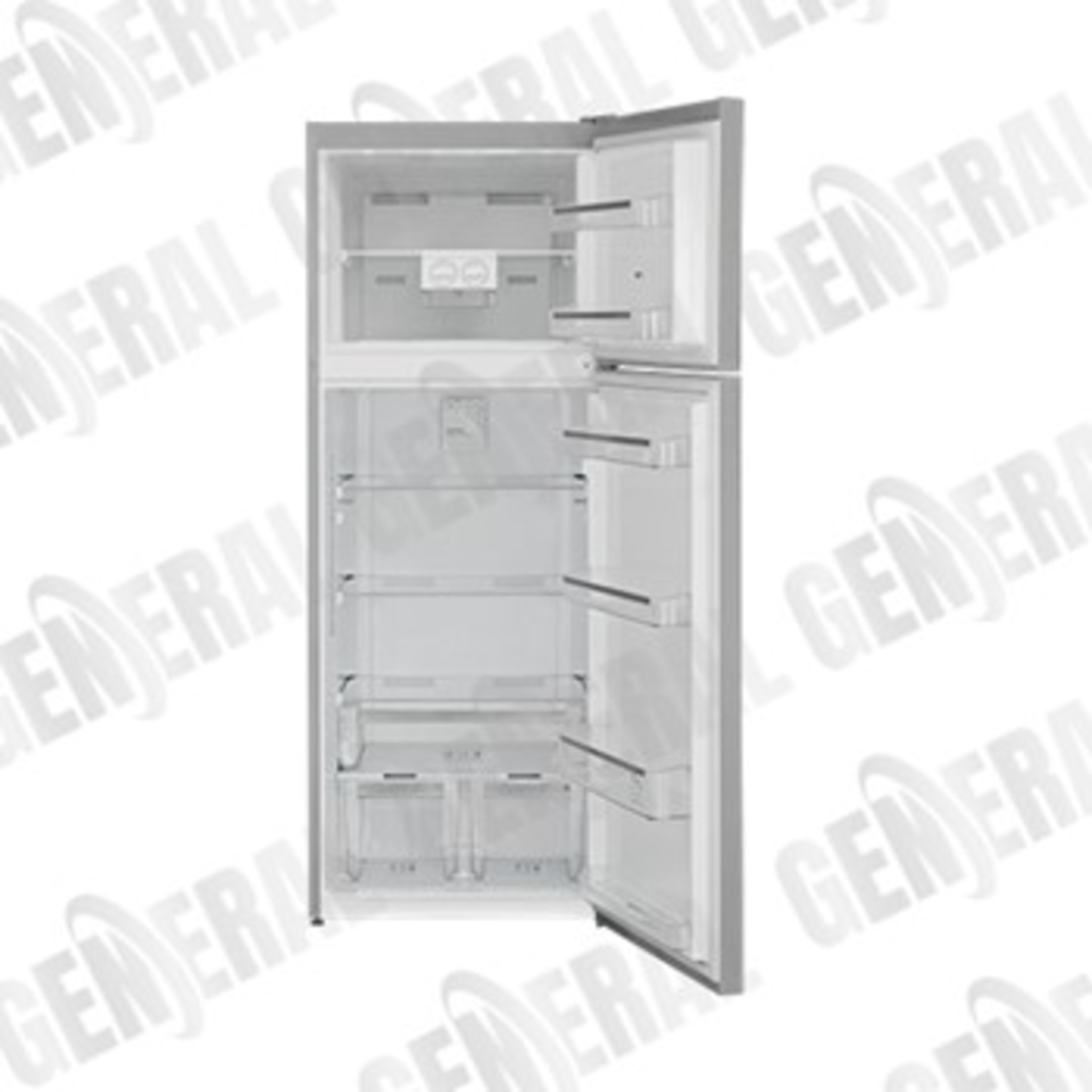 מקרר מקפיא עליון דגם GE473IX גנרל GENERAL