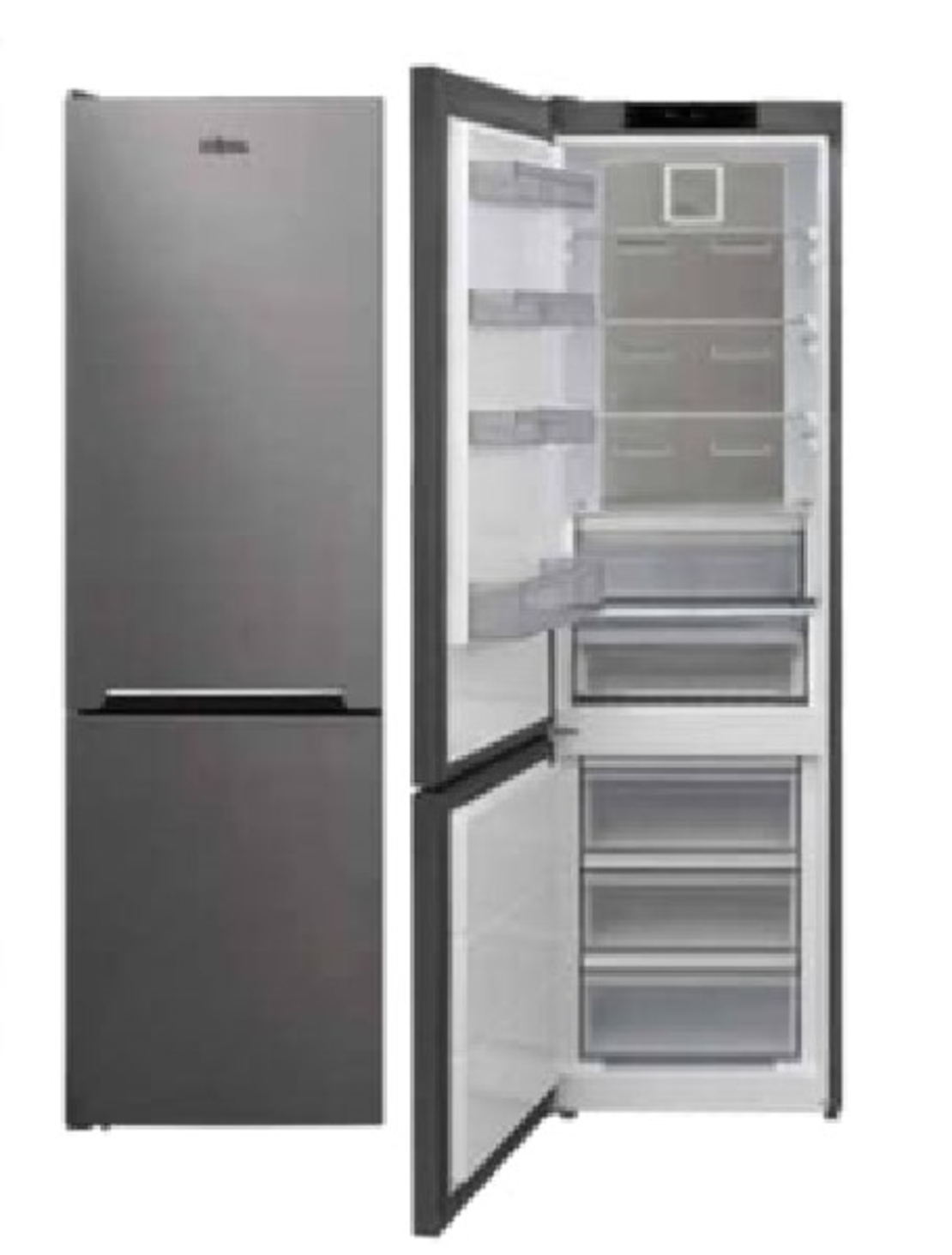 מקרר מקפיא תחתון דגם GE383LIX גנרל GENERAL