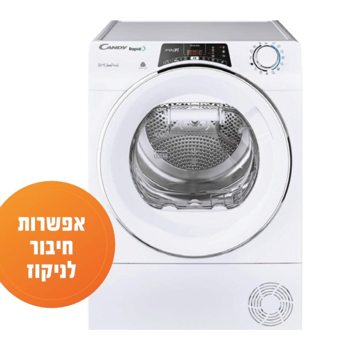 מייבש כביסה 10 קילו דגם ROEC10TCEX-ISR קנדי CANDY