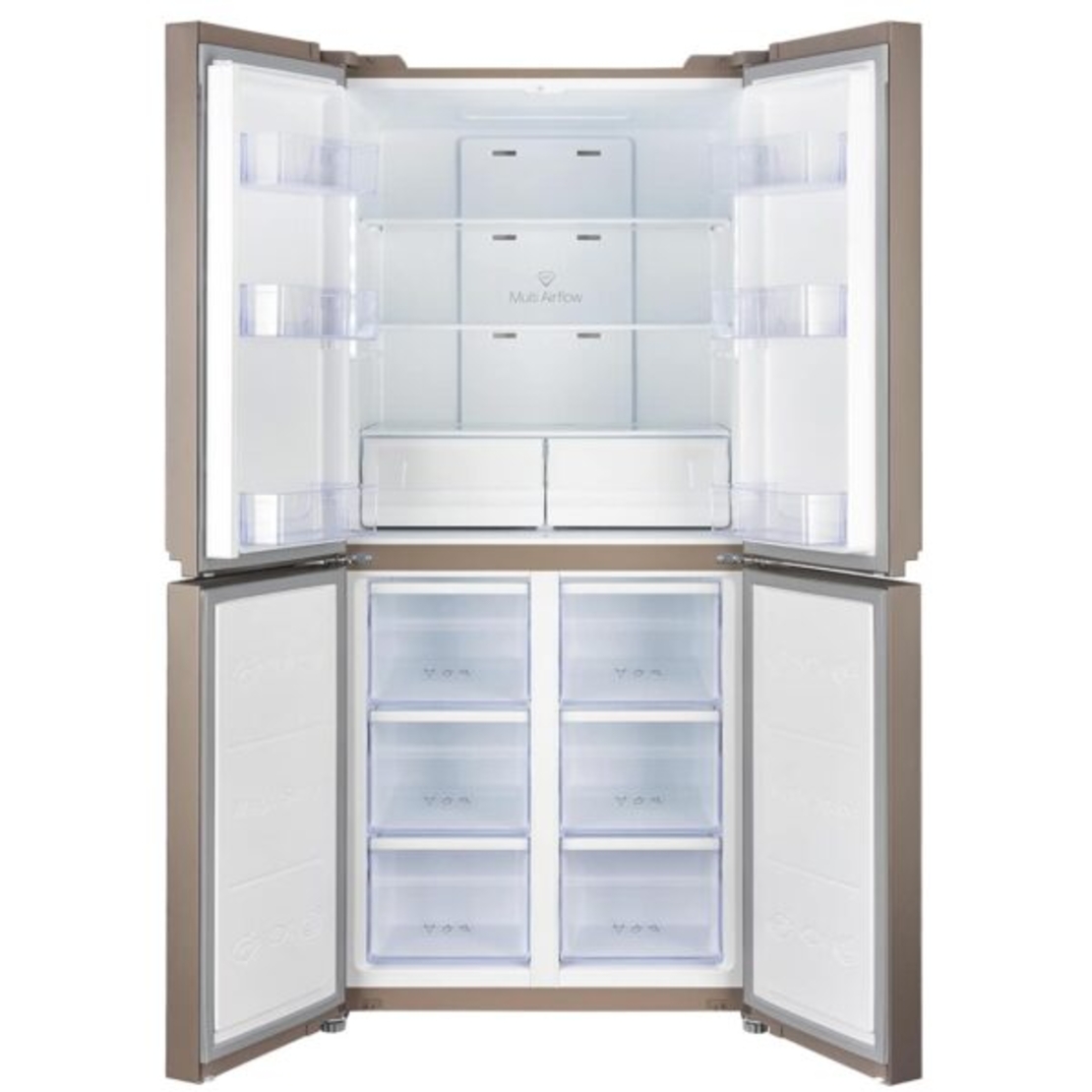 מקרר 4 דלתות דגם ND-890GLASSBG נורמנדי Normande
