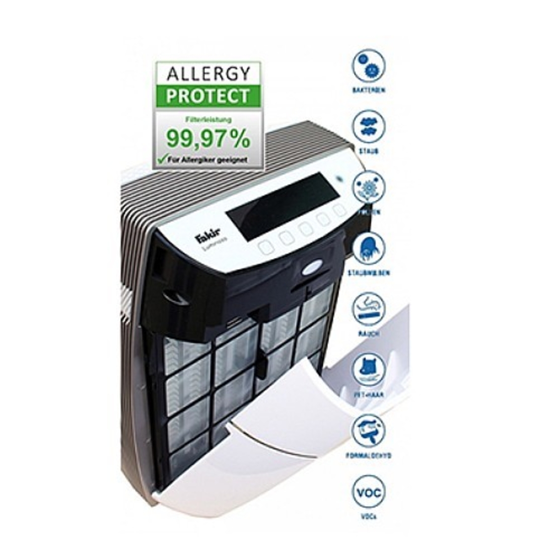 מטהר אוויר דגם LUMINOSO SMART-WHITE פאקיר FAKIR