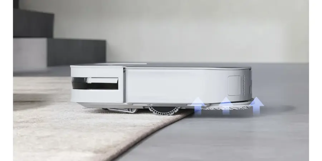 שואב רובוטי עם תחנת עגינה DEEBOT דגם X2 OMNI לבן אקווקס ECOVACS