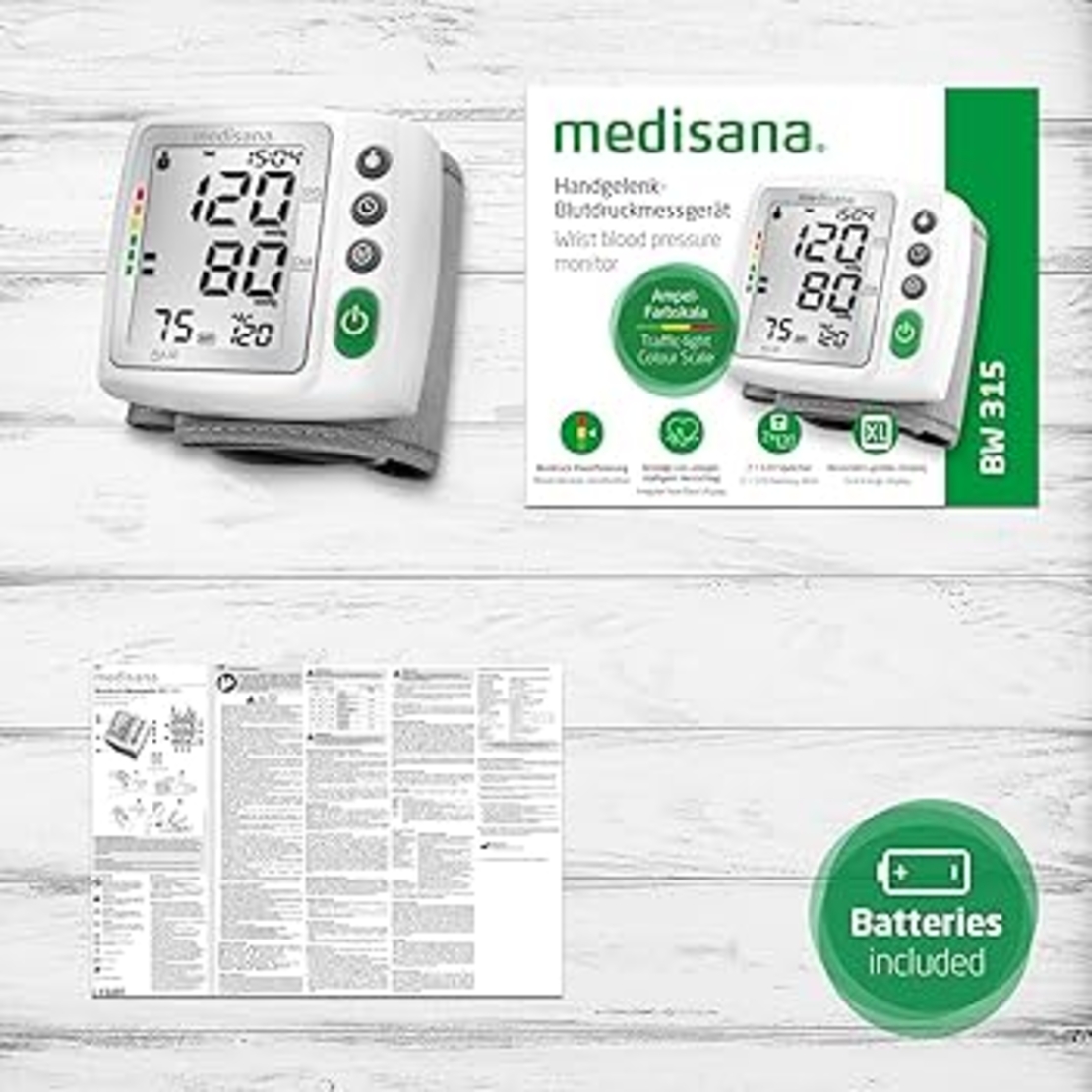 מוניטור לחץ דם דגם BW 315 מדיסנה Medisana
