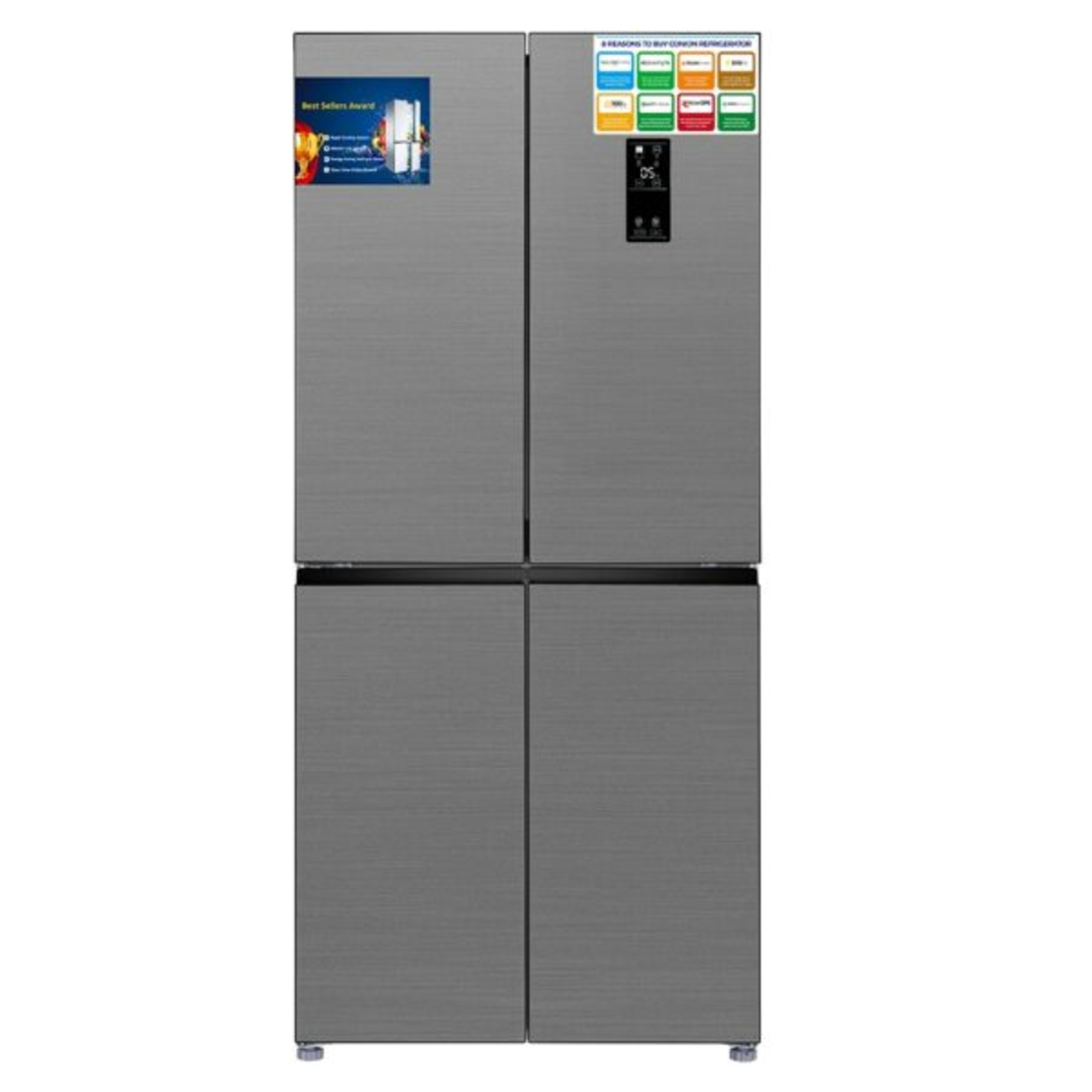מקרר 4 דלתות דגם ND-890IXB נורמנדי Normande
