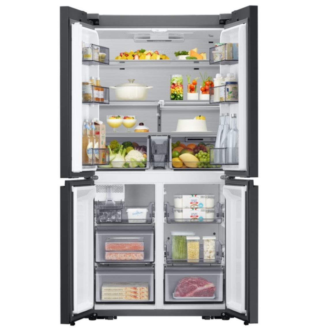 מקרר 4 דלתות דגם RF71A9132BK סמסונג Samsung