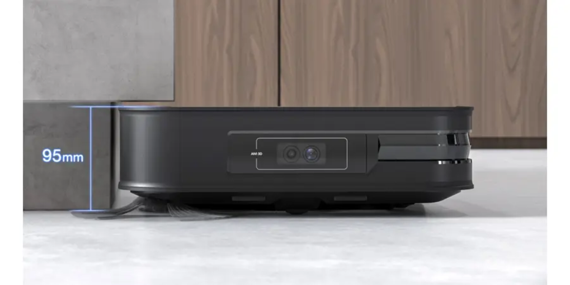 שואב רובוטי עם תחנת עגינה DEEBOT דגם X2 OMNI שחור אקווקס ECOVACS