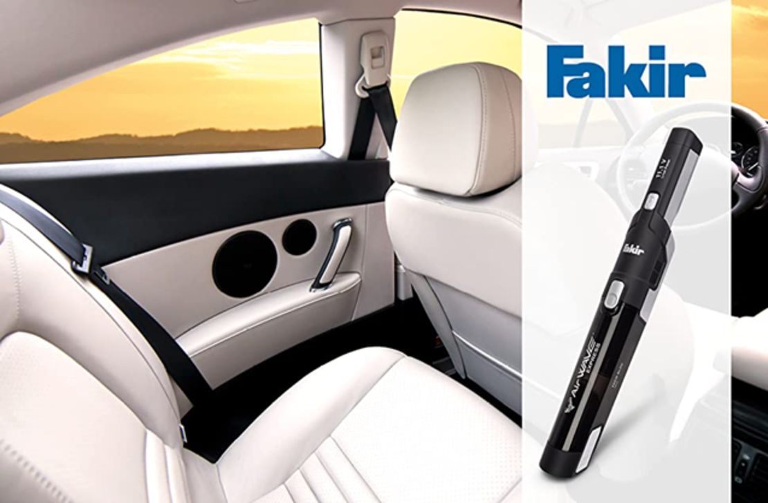 שואב אבק ידני נטען עם תחנת עגינה AS 1110- BLACK פאקיר FAKIR