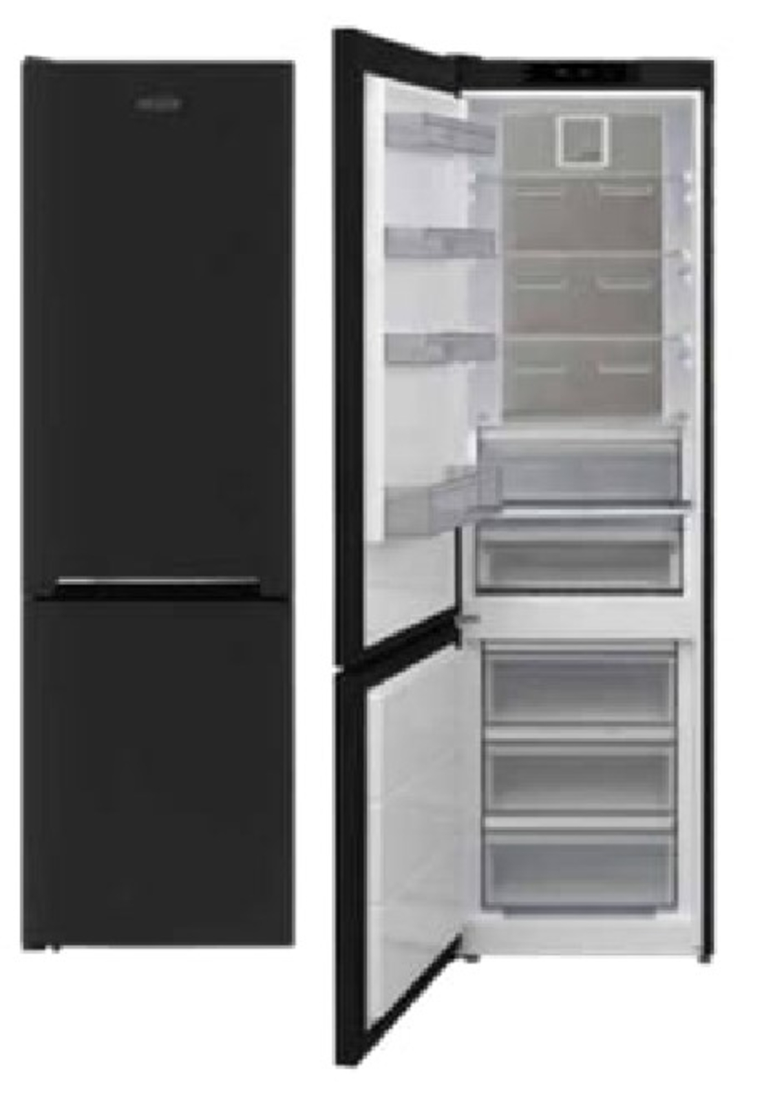 מקרר מקפיא תחתון דגם GE383LBIX גנרל GENERAL