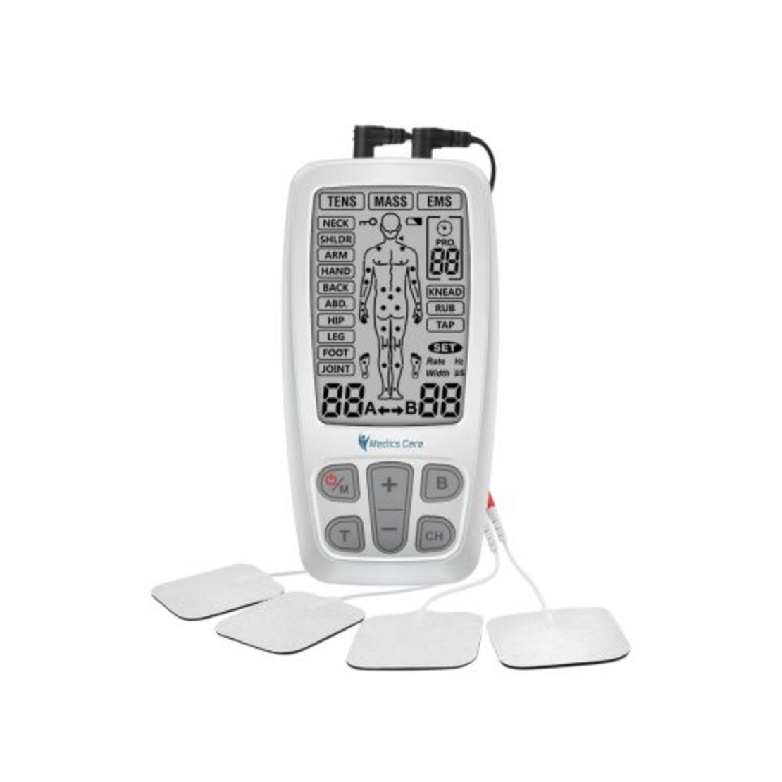 מכשיר פולסים TENS+EMS SERIES 4000 דגם R-C4B מדיקס קייר Medics Care