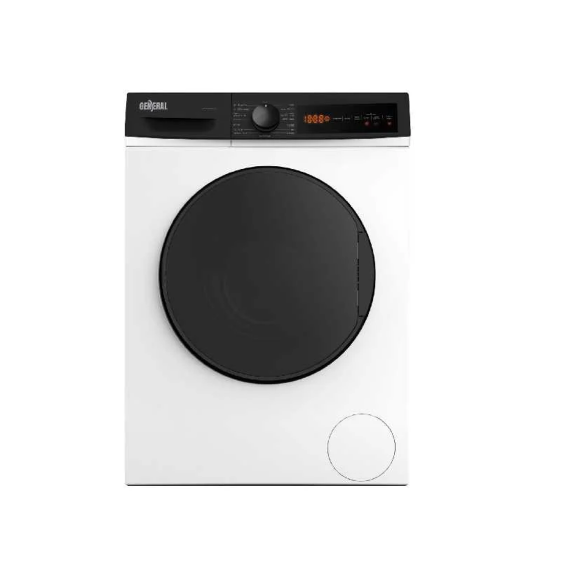 מכונת כביסה 8 קילו דגם GE8100TW גנרל GENERAL