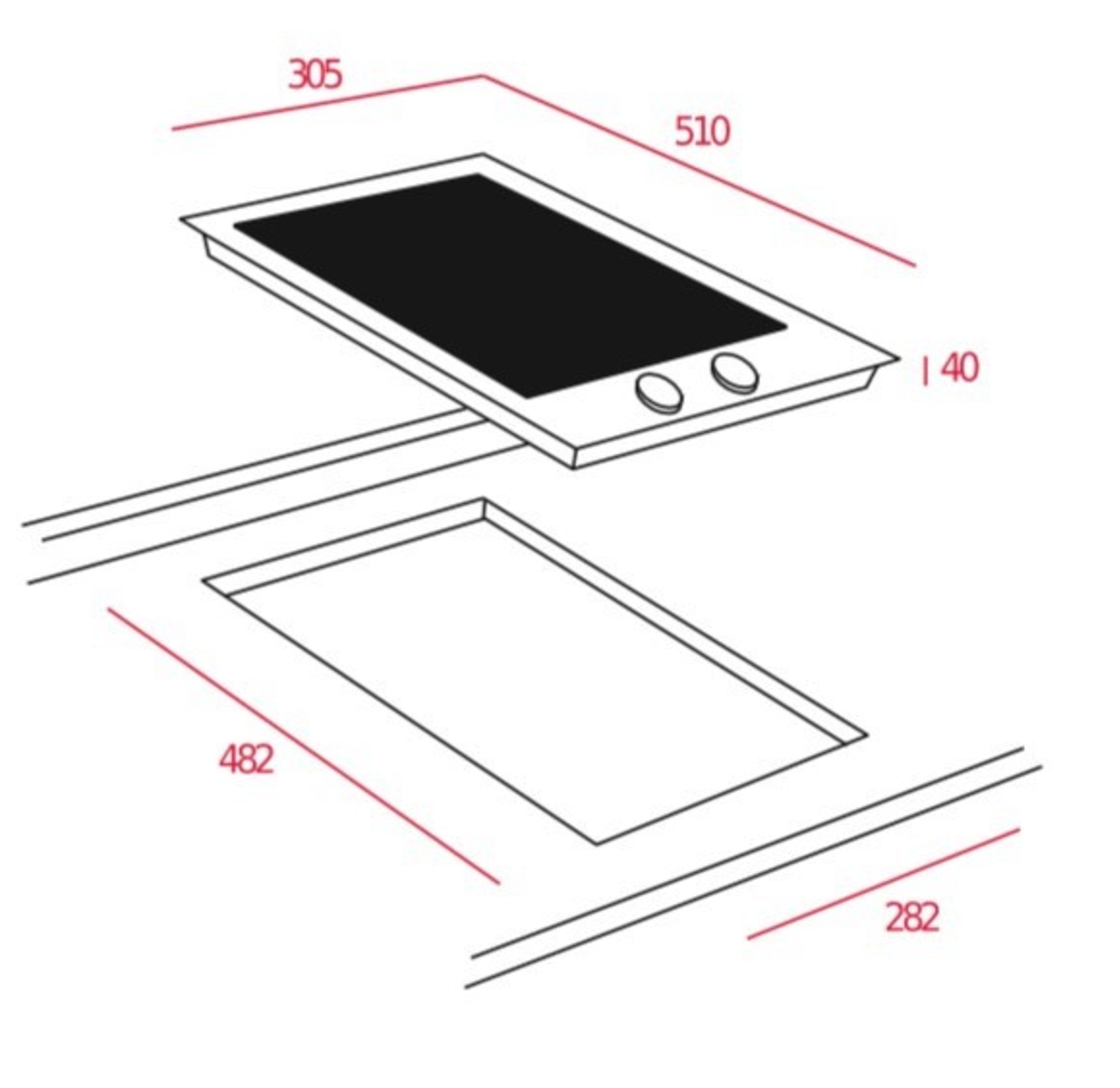 כיריים דומינו דגם EFX-30 TEPPANYAKI תקה TEKA