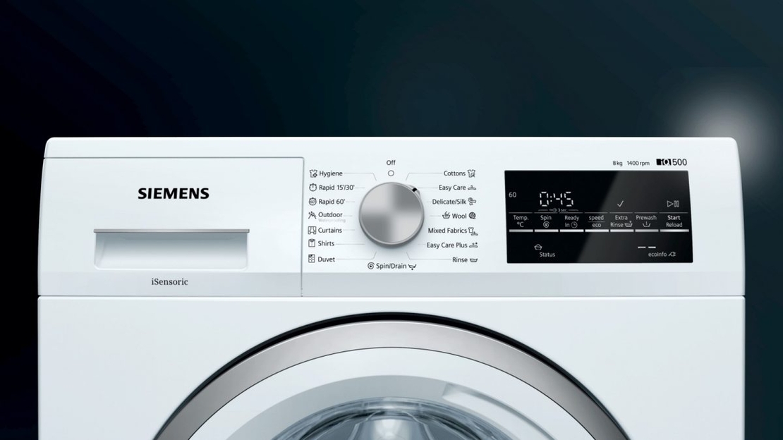 מכונת כביסה 8 קילו דגם WM14T468IL סימנס SIEMENS