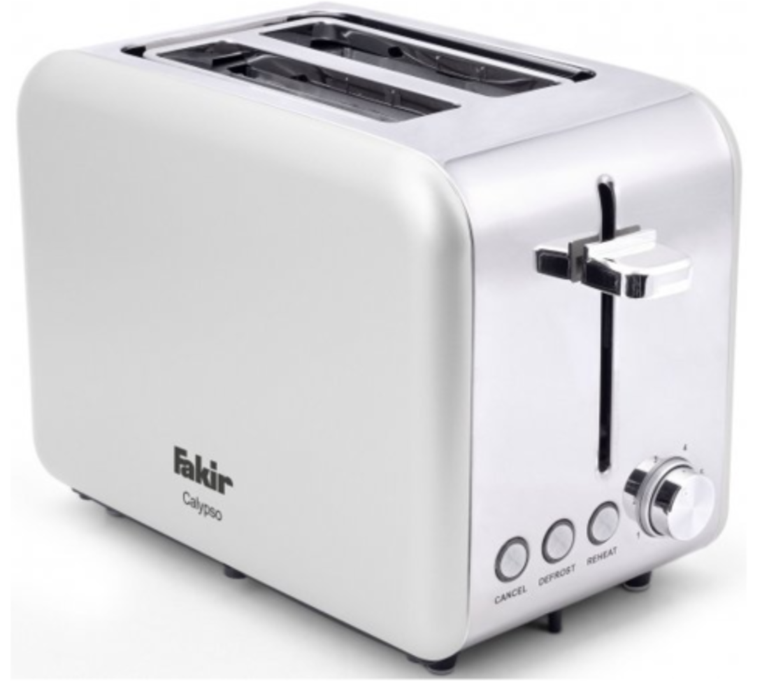 מצנם 2 פרוסות דגם CALIPSO STAINLESS STEEL פאקיר FAKIR