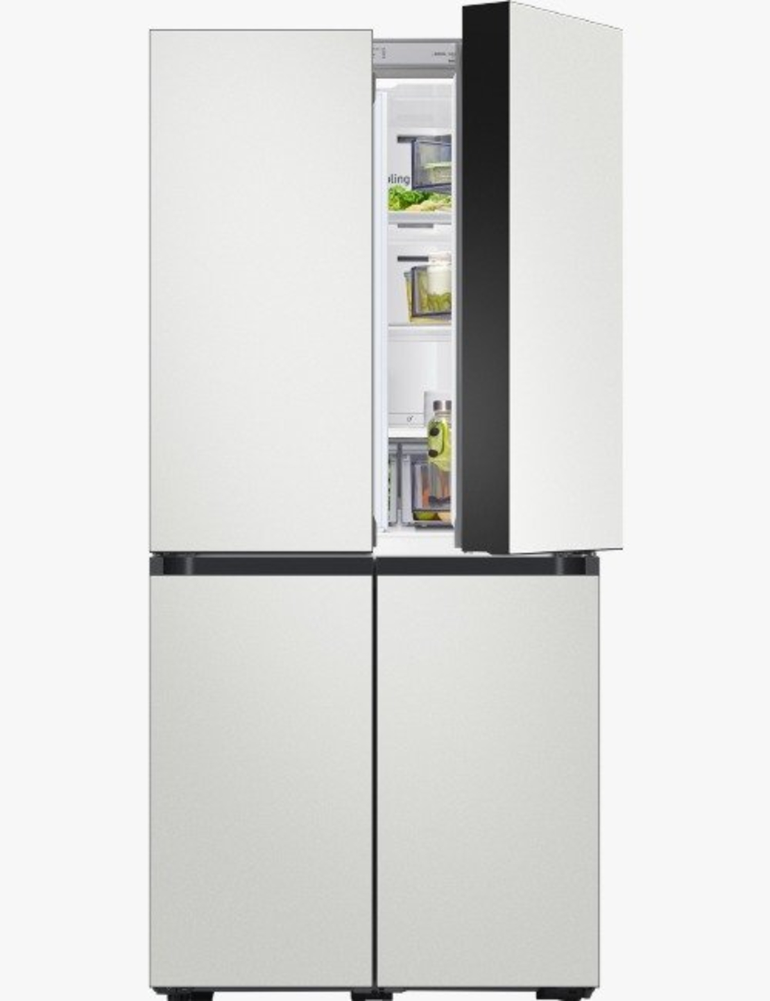 מקרר 4 דלתות דגם RF90A9015WH סמסונג SAMSUNG