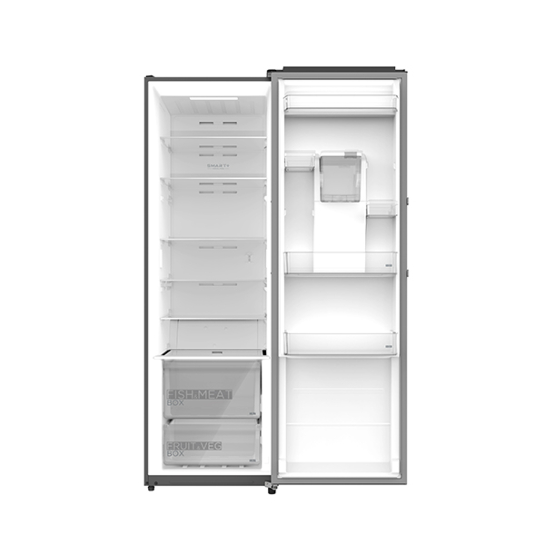 מקרר 358 ליטר נירוסטה HS-481LWEN מידאה Midea