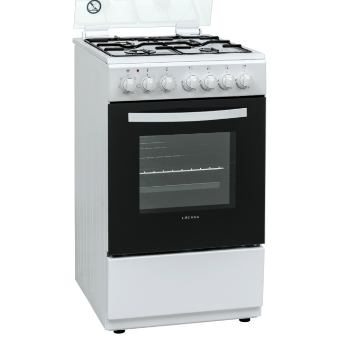 תנור משולב כיריים גז דגם LCV50W לקאזה LACASA