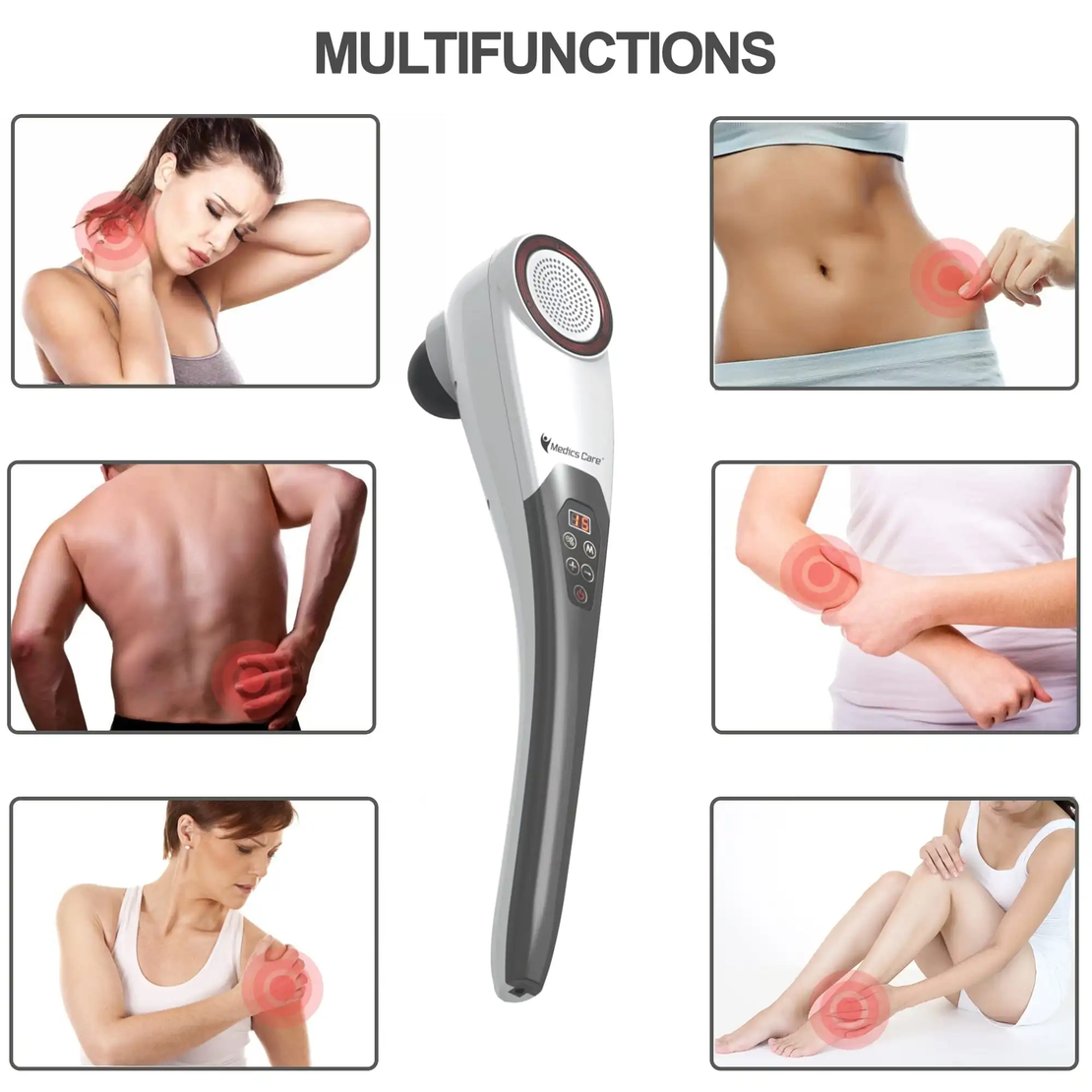 מכשיר עיסוי ידני נטען דגם MC-620 מדיקס קייר Medics Care