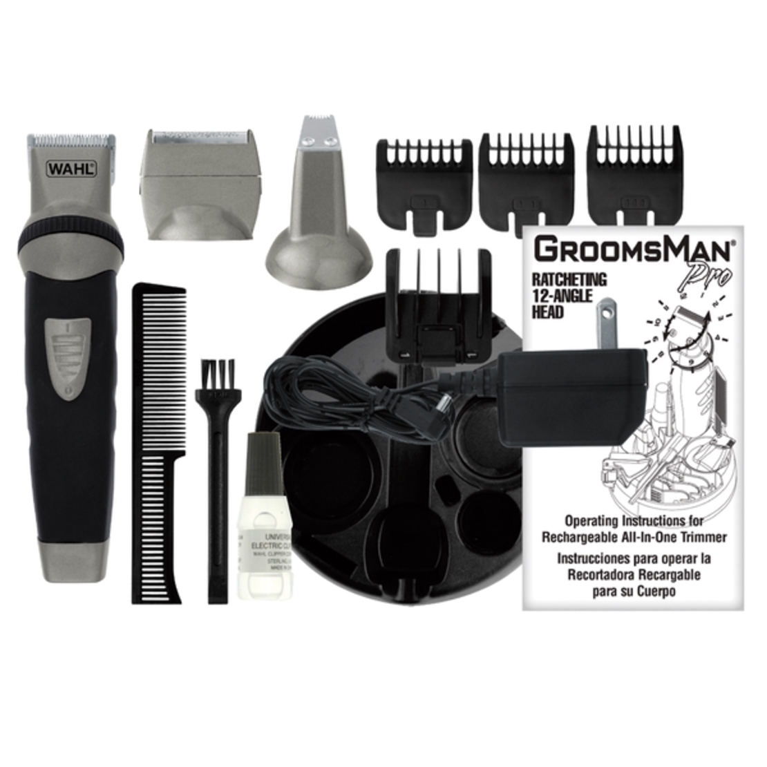 מכונת תספורת וקיצוץ 3 ב-1 דגם 09953-1016 מסדרת GROOMSMAN BODY TRIMMER וואהל WAHL